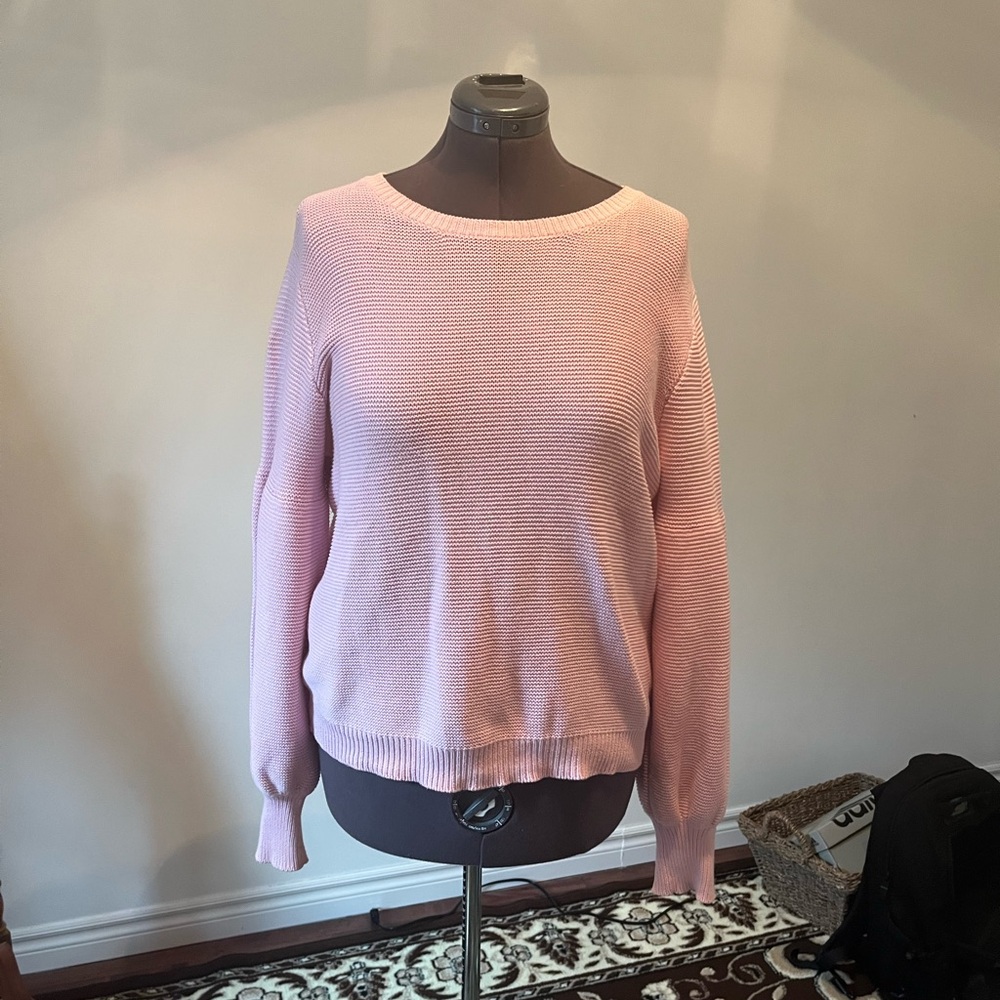 Sabo Skirt Light Pink Crew Neck Sweater